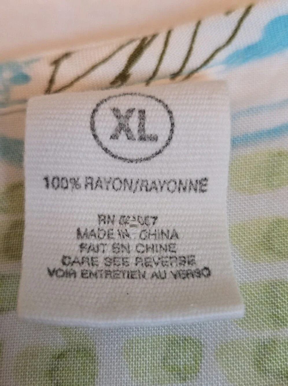 Vintage 90s Sleeveless Button-Front Top with Citrus Print - Picture 5 of 12